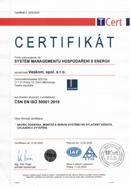 Systém managementu hospodáření s energií