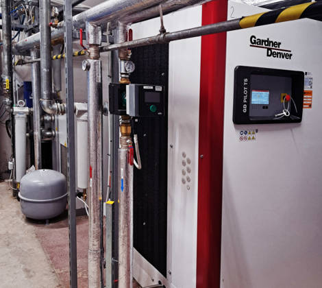 Rekonstrukce kompresorové stanice na klíč - zvýšení energetické účinnosti